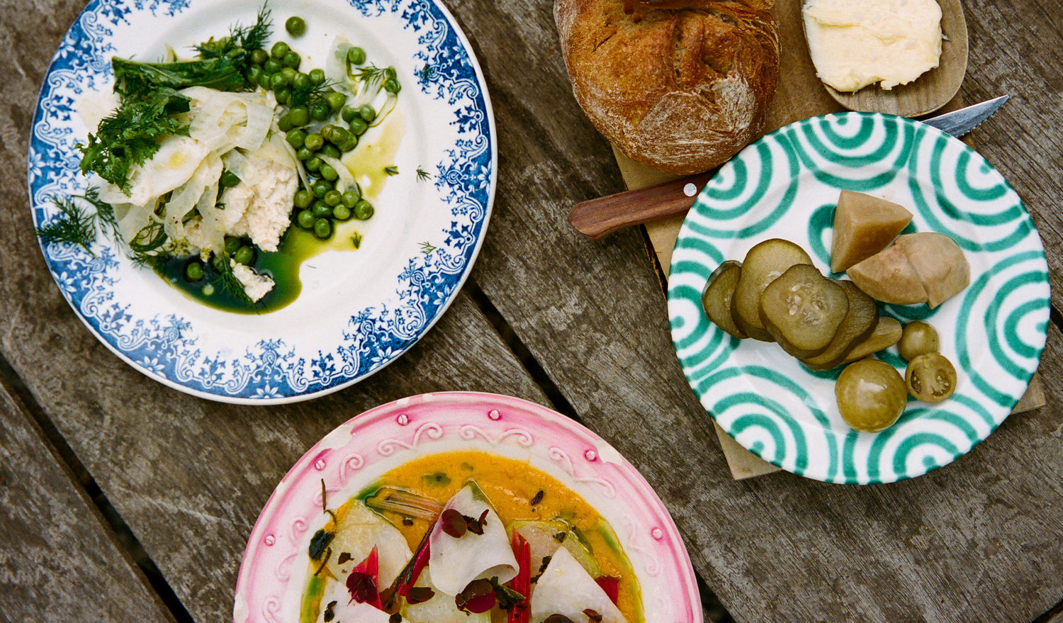 精致的餐食搭配